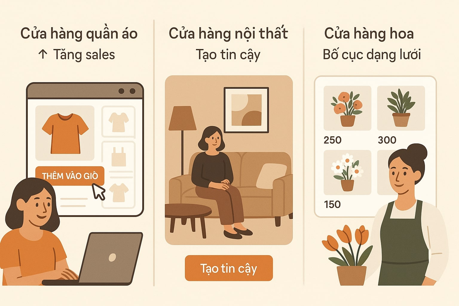 CTA, màu sắc, bố cục