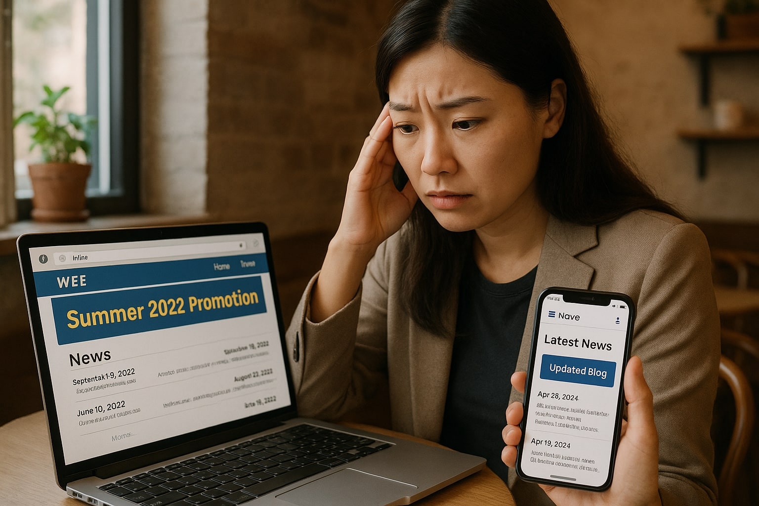 website cần cập nhật thường xuyên