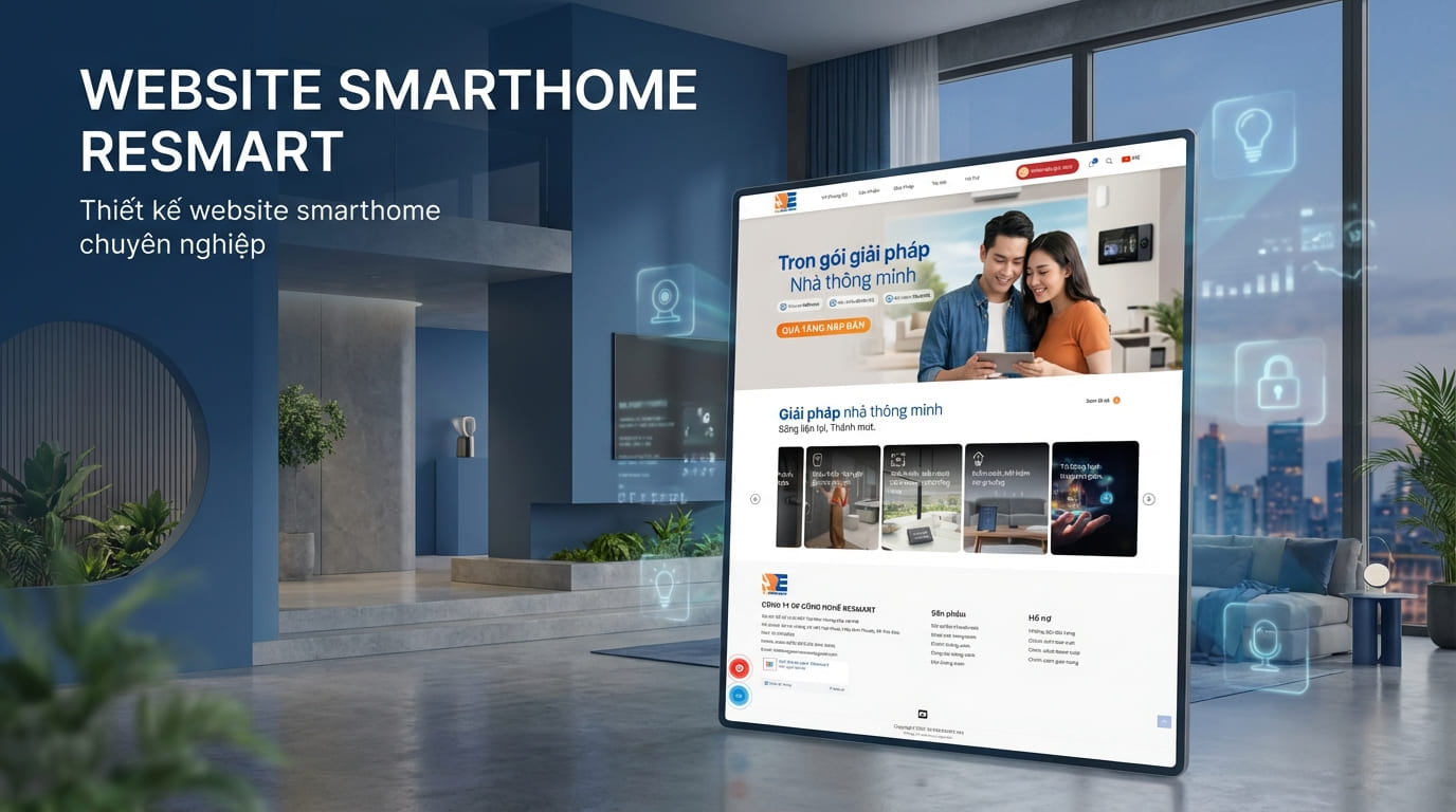 thiet ke web nha thong minh gia re